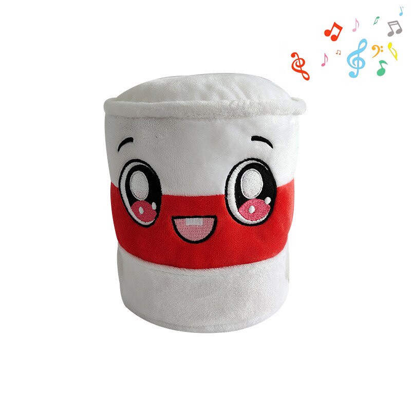Lankybox Milk Musical Doll With Music Toys In The Dark Ghosty Glow Dark Boxy/Foxy Robot Plushie Dolls Birthday Gift