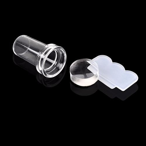 Set 2 dụng cụ in họa tiết lên móng tay bằng nhựa trong suốt tiện dụng