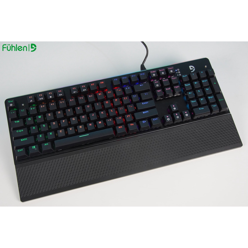 Bàn phím cơ gaming, bàn phím chơi game Led RGB đổi màu FUHLEN Subverter