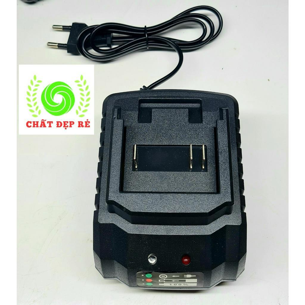 Sạc gài, Sạc bàn cho pin phổ thông 21V, máy khoan, bu lông máy mài Makita, Dewalt, Hukan, Hitachi,..Dòng  thật 2A