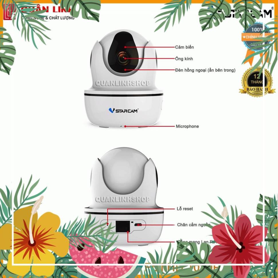 Camera Wifi IP Vstarcam C26s Full HD 1080P kèm thẻ 32GB