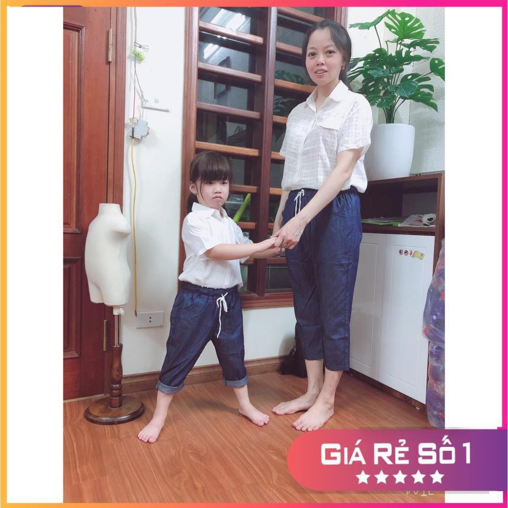 [QUÁ RẺ] Áo sơ mi bé gái màu trắng. Size 18-50kg. Mặc đi học, đi chơi đều đẹp