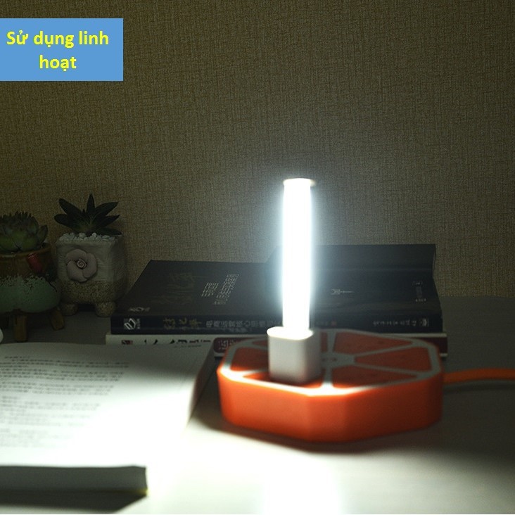 Thanh đèn LED mini gồm 3/8 bóng thiết kế cổng cắm USB thích hợp để bàn học [ĐƯỢC XEM HÀNG TRƯỚC KHI THANH TOÁN]