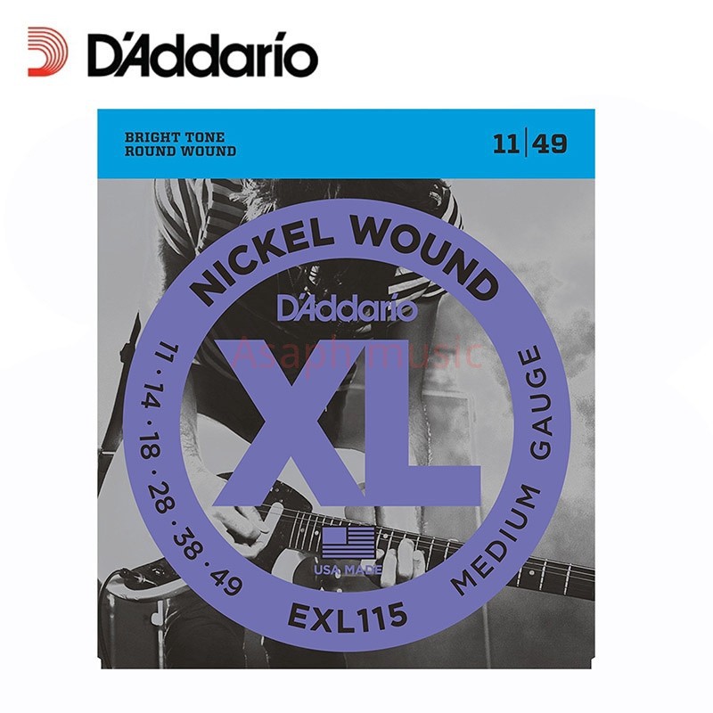 Dây đàn D'ADDARIO EXL110 thời trang thay thế chuyên dụng cho Guitar điện