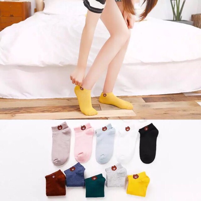 Tất gấu cổ ngắn lố 10 đôi
