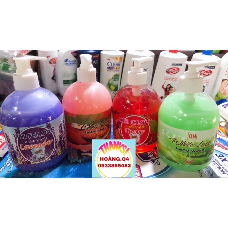 ⚡Nước rửa tay white love 500ml hàng công ty cam kết chính hãng 100%⚡