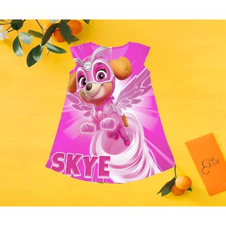Đầm in 3D hình heo peppa cho bé gái
