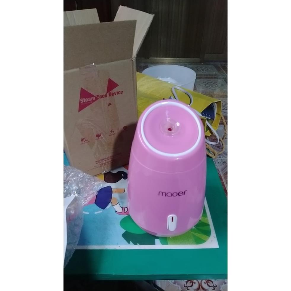 MÁY XÔNG HƠI MẶT THẢO DƯỢC, HOA QUẢ TỰ ĐỘNG 2 IN 1 MAOER (GIAO MÀU NGẪU NHIÊN) ( tuyển khách sỉ)