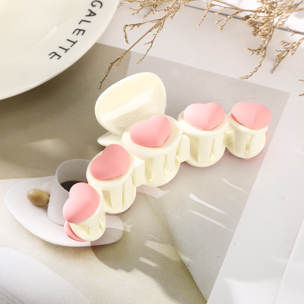 Kẹp bấu tóc HAIMEIKANG cỡ lớn màu sắc ngọt ngào phong cách Hàn Quốc thời trang cho nữ