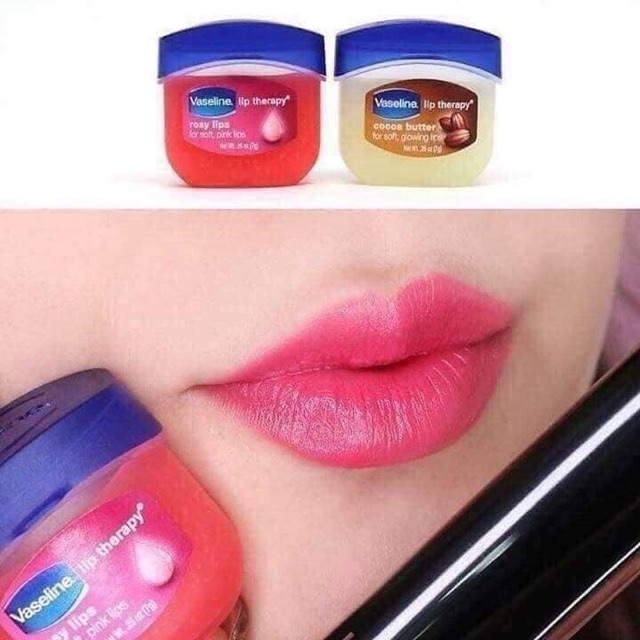 Ủ Môi Vaseline Lip Therapy 7g: Original; Rosy; Cocoa Butter; Creme Brulee