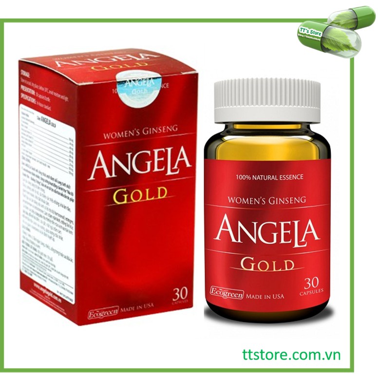 Sâm ANGELA Gold (Hộp 30 viên) [Angella, agela]