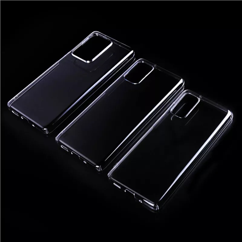 Ốp Điện Thoại PC Cứng Trong Suốt Cho Samsung Galaxy S21 S20 FE S22 ULtra S8 S9 S10 Plus Note 20 10 9 8 A52 A72 A33 A53 A73 A13