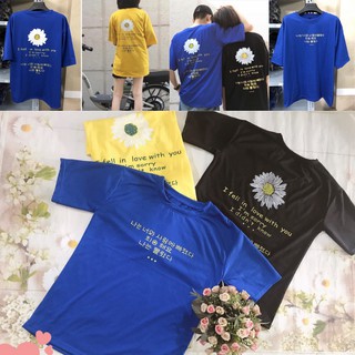 [ LẺ RẺ NHƯ BUÔN ] áo thun hè Bông hoa Cúc Chữ hàn (kèm ảnh thật)