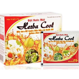 Bột Nước Mát Herba Cool Hộp 10 Gói Giá Tốt
