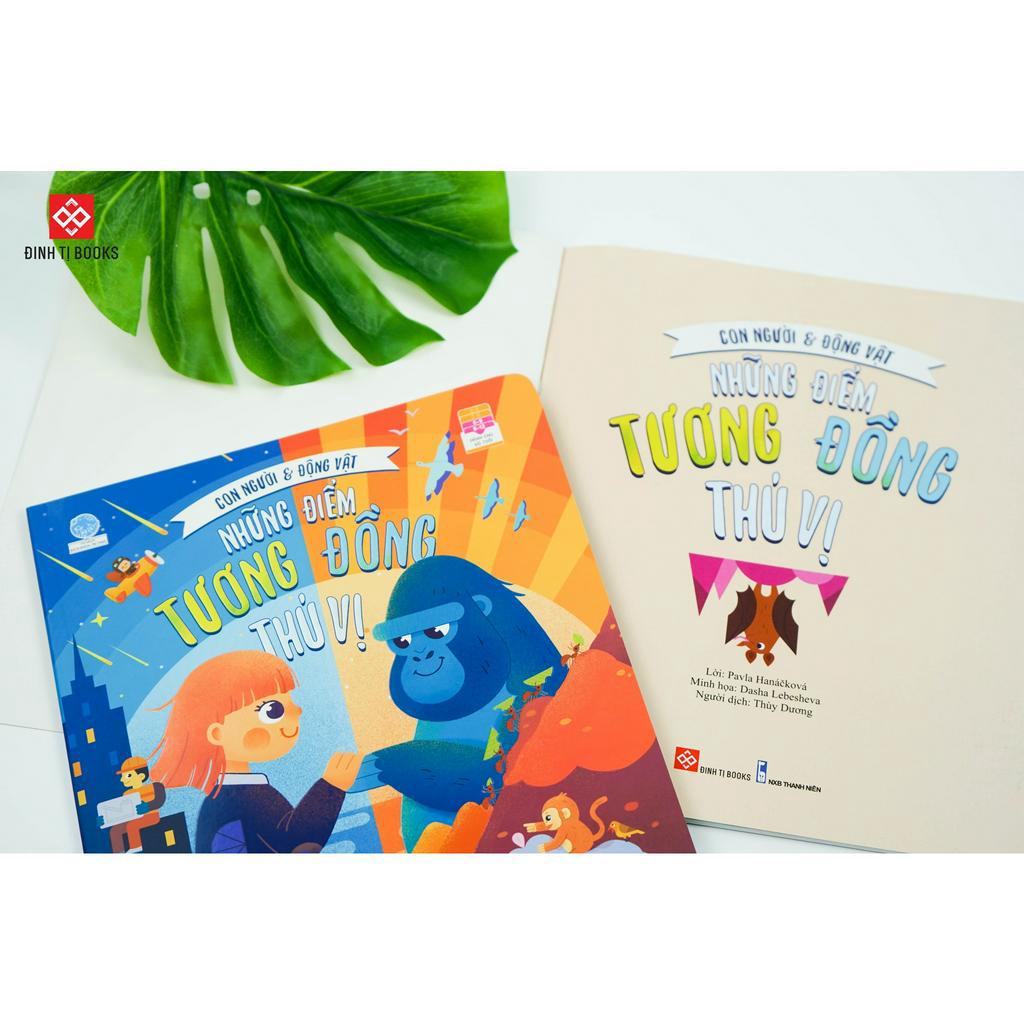 Sách thiếu nhi - Con người &amp; Động vật - Những điểm tương đồng thú vị
