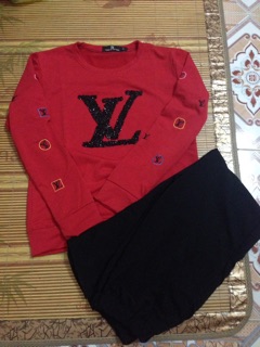 Bộ thun dài tay LV