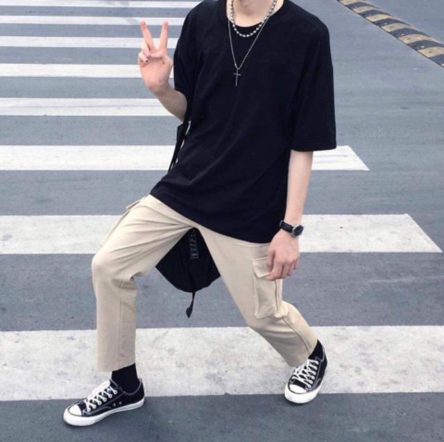 Quần jogger kaki túi hộp thời trang UniSex Nam nữ