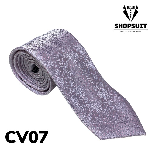 Tổng cà vạt Clasicc cao cấp cho cách quý ông, cà vạt gấm hoa văn cao cấp