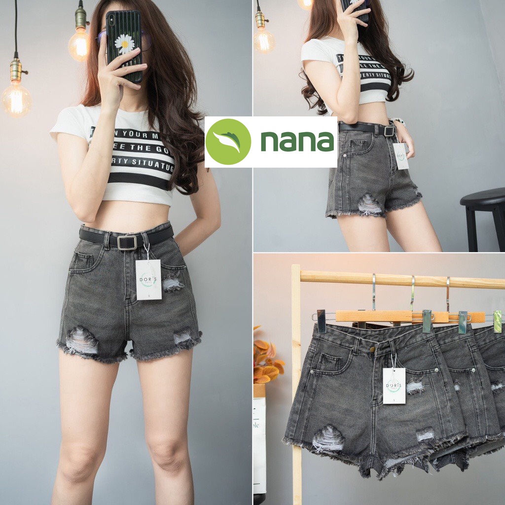Quần Short Jeans Nữ Cá Tính - Quần Đùi Nữ phong cách đường phố ảnh chụp thật đầy đủ size | BigBuy360 - bigbuy360.vn