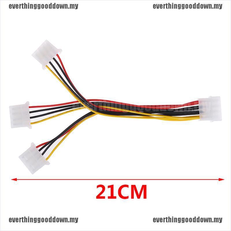 Cáp Chia Nguồn 4 Pin Ide 1-to-3 Molex Ide