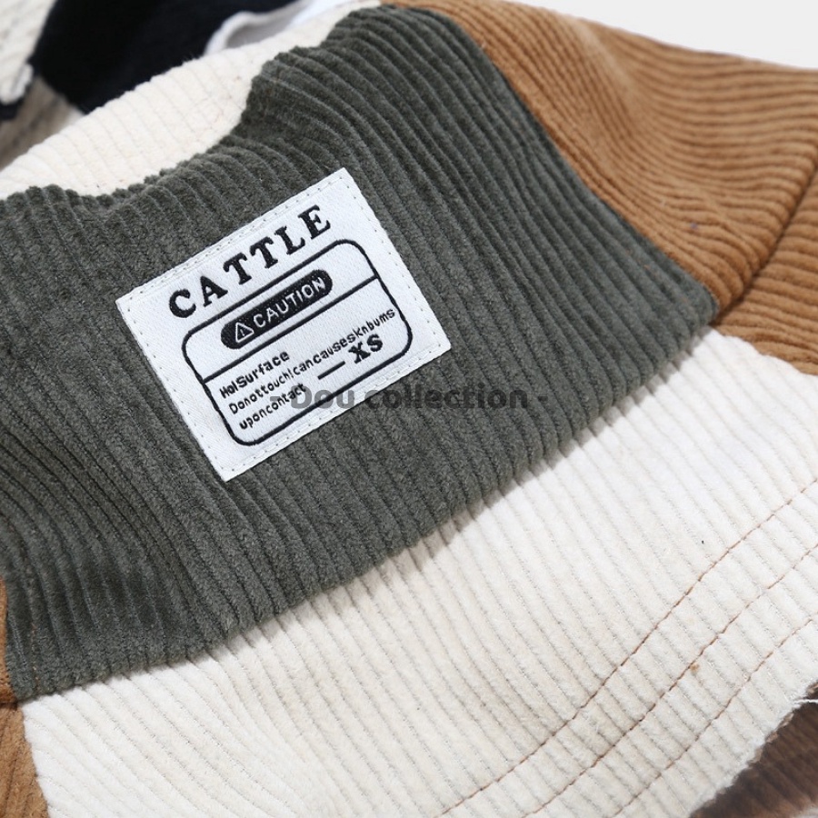 [Nowship2h] Mũ Nón Bucket Retro Unisex Vành Ngắn Phôi 2 Màu Phong Cách Hàn Quốc - Chất Liệu Nhung - Mã NV034