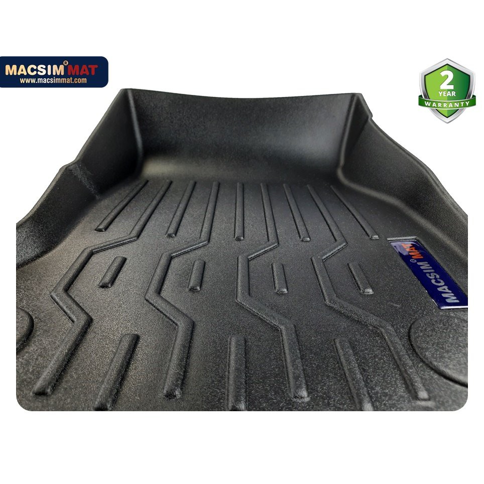 Thảm lót sàn xe ô tô VinFast Lux A 2017-đến nay Nhãn hiệu Macsim chất liệu nhựa TPV cao cấp màu đen