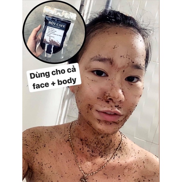 BỘT CAFE NGUYÊN CHẤT - Tẩy tế bào chết toàn thân