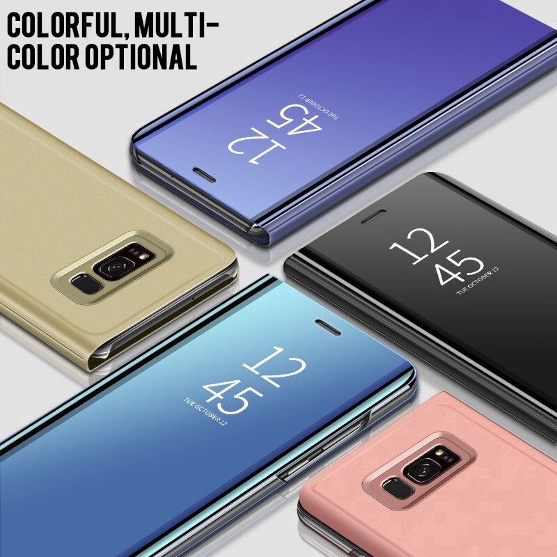 Ốp điện thoại tráng gương nắp gập cho Samsung Galaxy S6 S7 edge J2 J5 A5 | BigBuy360 - bigbuy360.vn