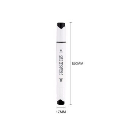 [Nowship] Bút Lông 168 Màu Art Marker BAOKE MP2913 - F9