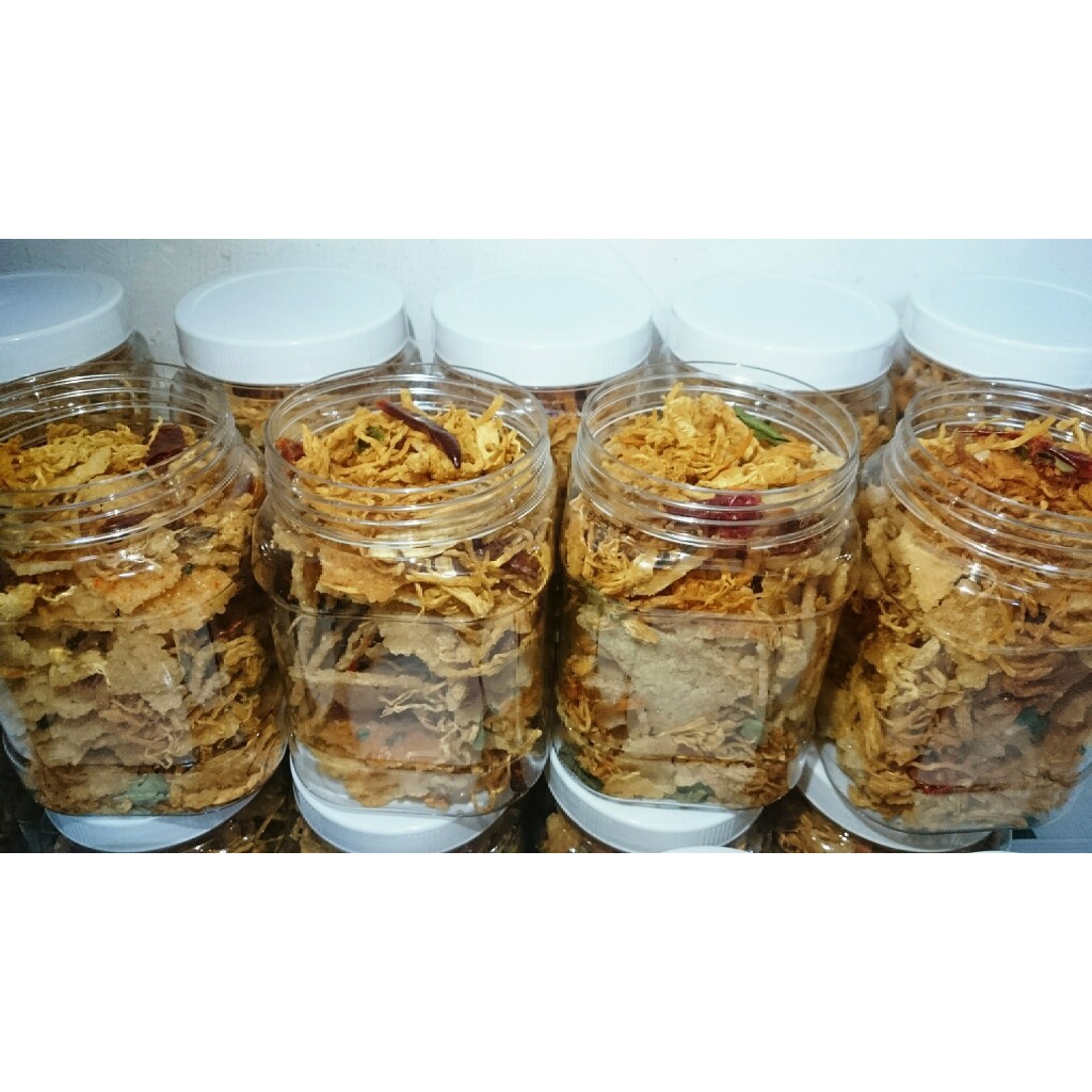 combo 4 hũ cơm cháy lắc khô gà giòn rộp rộp