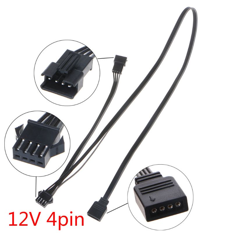 Dây cáp nối dài 12V 4Pin RGB cho bảng mạch chủ Giga/Microstar/A-sus | WebRaoVat - webraovat.net.vn