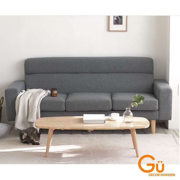 [ MỚI ] Bàn Gỗ, Bàn Trà Sofa Gấp Gọn Tiện Dụng GU DECOR WOODEN - Hàng Xuất Khẩu