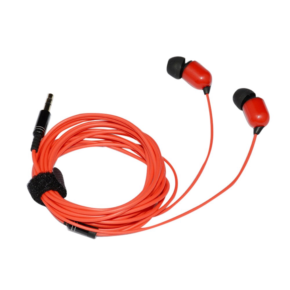 3.5MM MP3 Wired Earphones Double Bass Dual Drive Stereo 3 Meters Long Earphone Wire Earphones For Anchor Karaoke