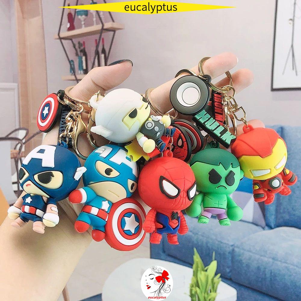 Móc Khóa Gắn Balo Hình Nhân Vật Hoạt Hình Captain America