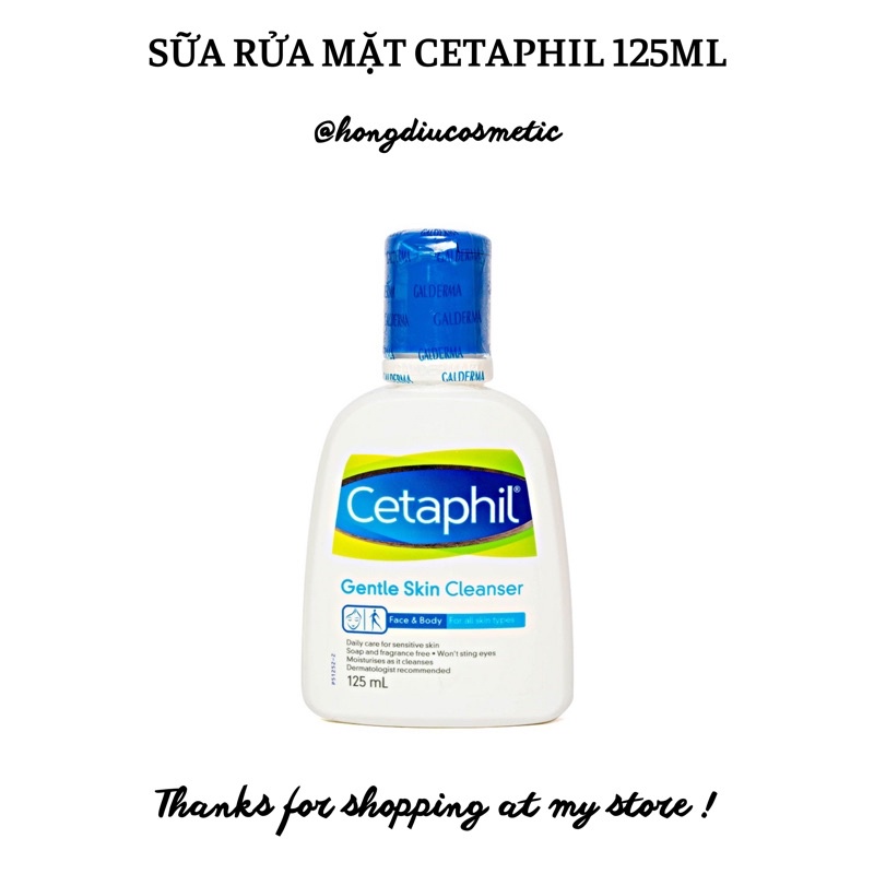 [ HÀNG CÓ SẴN ] SỮA RỬA MẶT CETAPHIL 125ML
