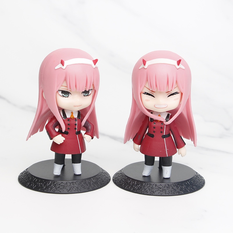 Bộ 3 Mô Hình Nhân Vật Hoạt Hình darling in the Franx zero two 02 strelizia 10cm Bằng pvc