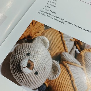 Hướng dẫn móc gấu bánh mì (pattern)