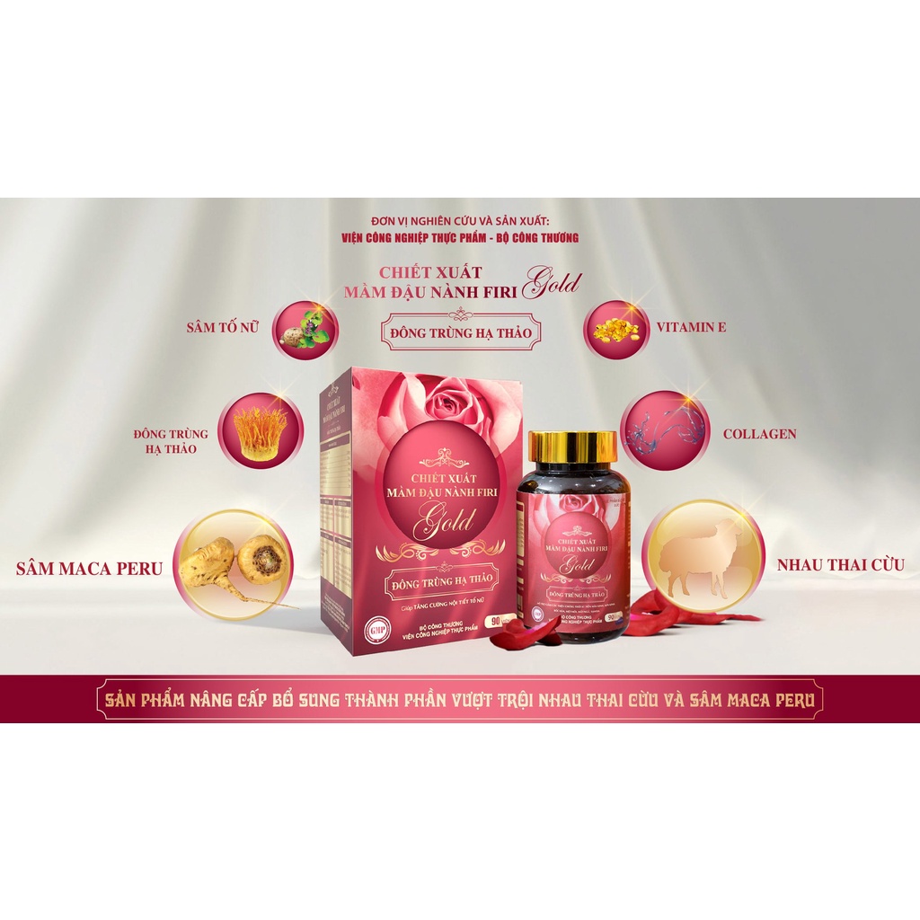 Chiết xuất mầm đậu nành Firi Gold - Viện công nghiệp thực phẩm