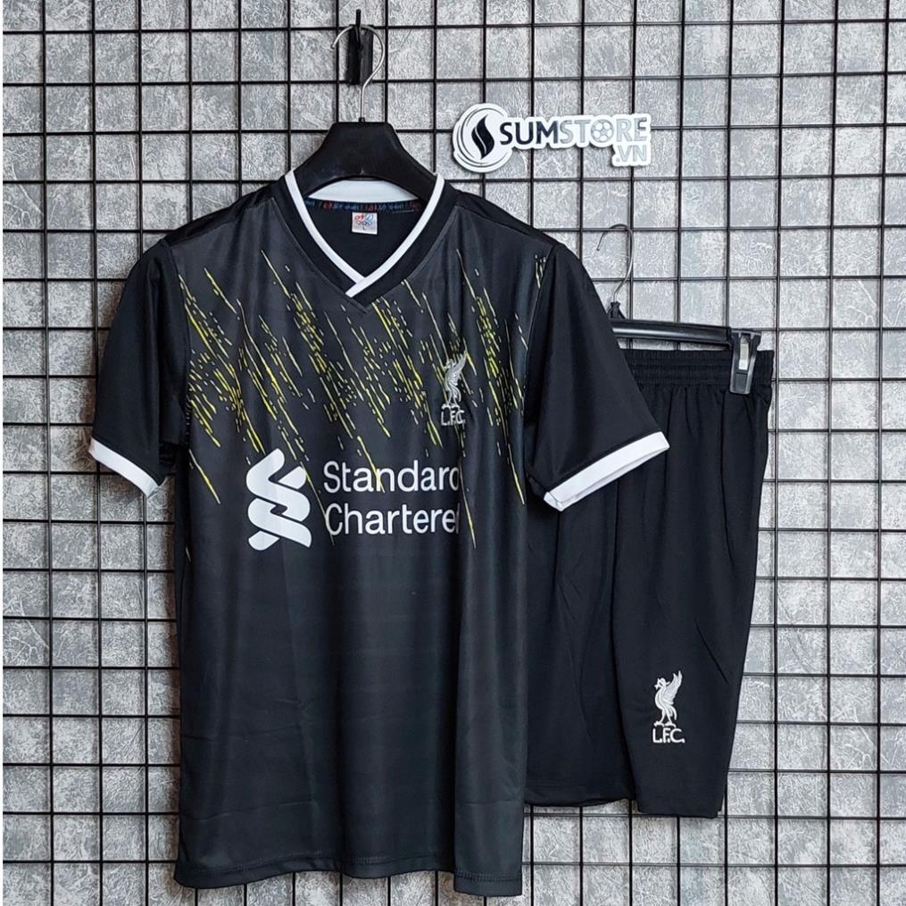 Quần Áo Bóng Đá Liverpool Đen Thủ Môn - Đồ Đá Banh Thể Thao Nam Nữ Mới Đẹp ⚡
