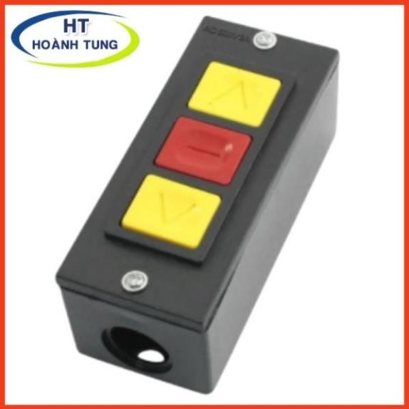 Công tắc âm tường 3 nút on-off-on dùng điều khiển mô tơ cửa cuốn thay thế remote
