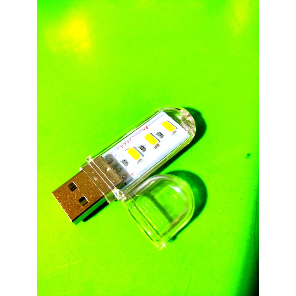 Đèn Led USB 3 bóng siêu sáng dùng cho sạc dự phòng hoặc thiết bị có cổng USB thông dụng