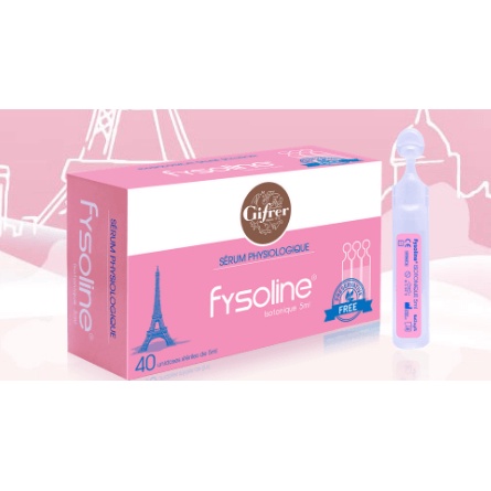 Fysoline - Nước muối sinh lý Gifrer Pháp - Vệ sinh mắt, mũi, miệng cho bé