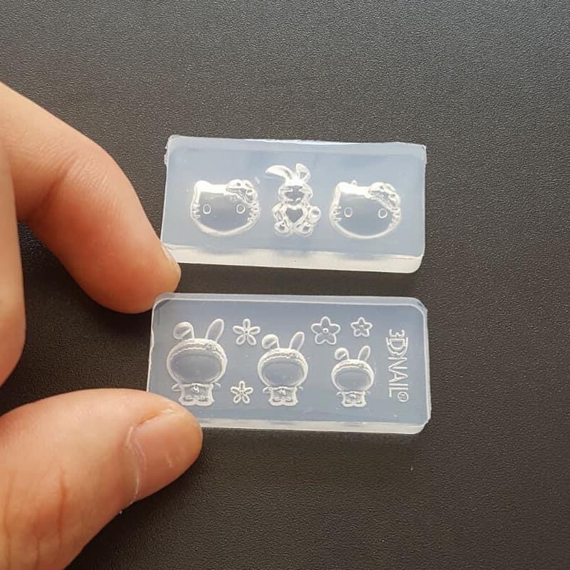 Khuôn nail mèo kitty mini