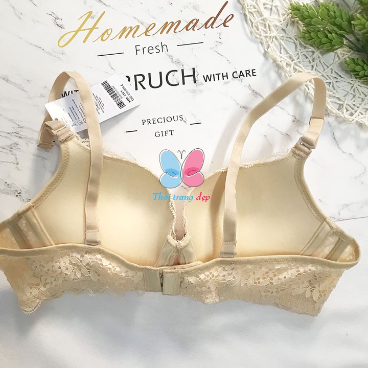 BỘ ĐỒ LÓT TOÀN REN MÚT VỪA PHOM NÂNG LOVELY CÀI 2 CÓ GỌNG - BL1219