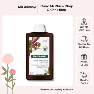 Dầu gội Klorane Quinquina hỗ trợ giảm rụng tóc - hỗ trợ mọc tóc - chuẩn nội địa Pháp - Mii Beauty