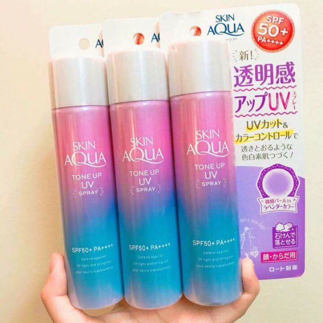 [CHAI XỊT] Xịt Chống Nắng Skin Aqua Tone Up UV Spay SPF 50+ PA+++