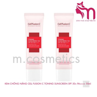 Kem chống năng Cell Fusion C Toning 50ml SPF50/PA++++