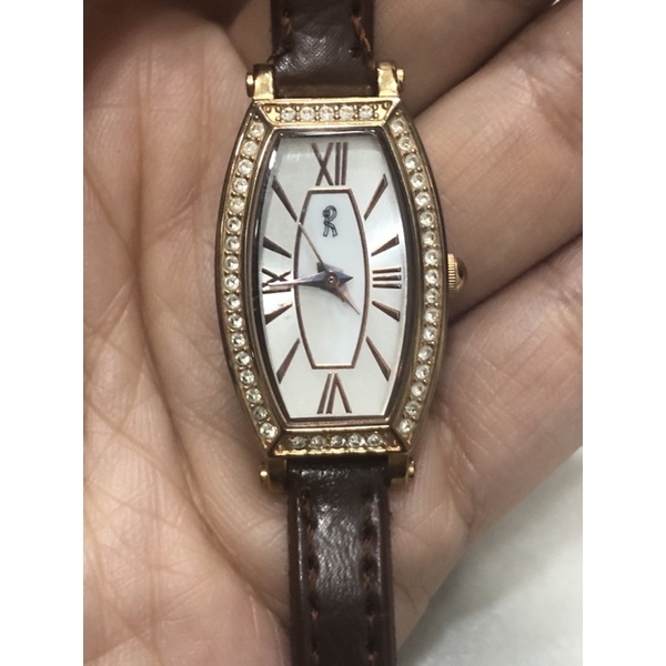 ĐỒNG HỒ SI NHẬT CHÍNH HÃNG DÂY DA CHẤT VÀNG HỒNG DÀNH CHO NỮ - THƯƠNG HIỆU ROBERTA DI CAMERINO