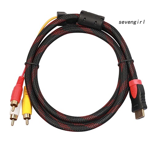 Cáp Chuyển Đổi 5ft Hdmi Sang Rca Video Audio Av Cho Ps3 Xbox One Wii Sg