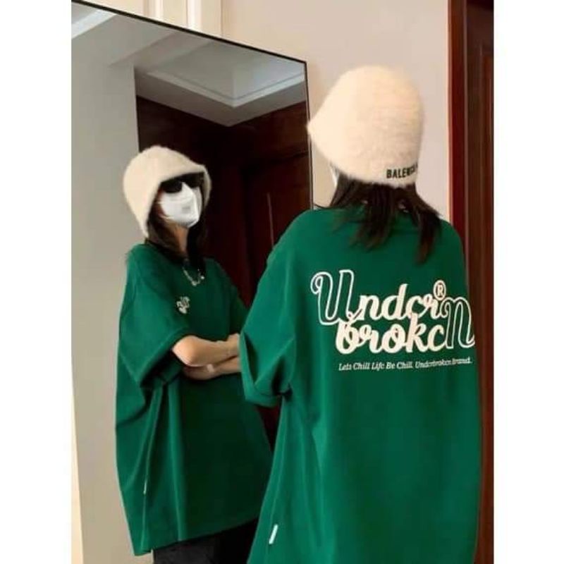 Áo thun cotton tay lỡ unisex - - ÁO UNDER VORKEN - - mẫu hot 2022